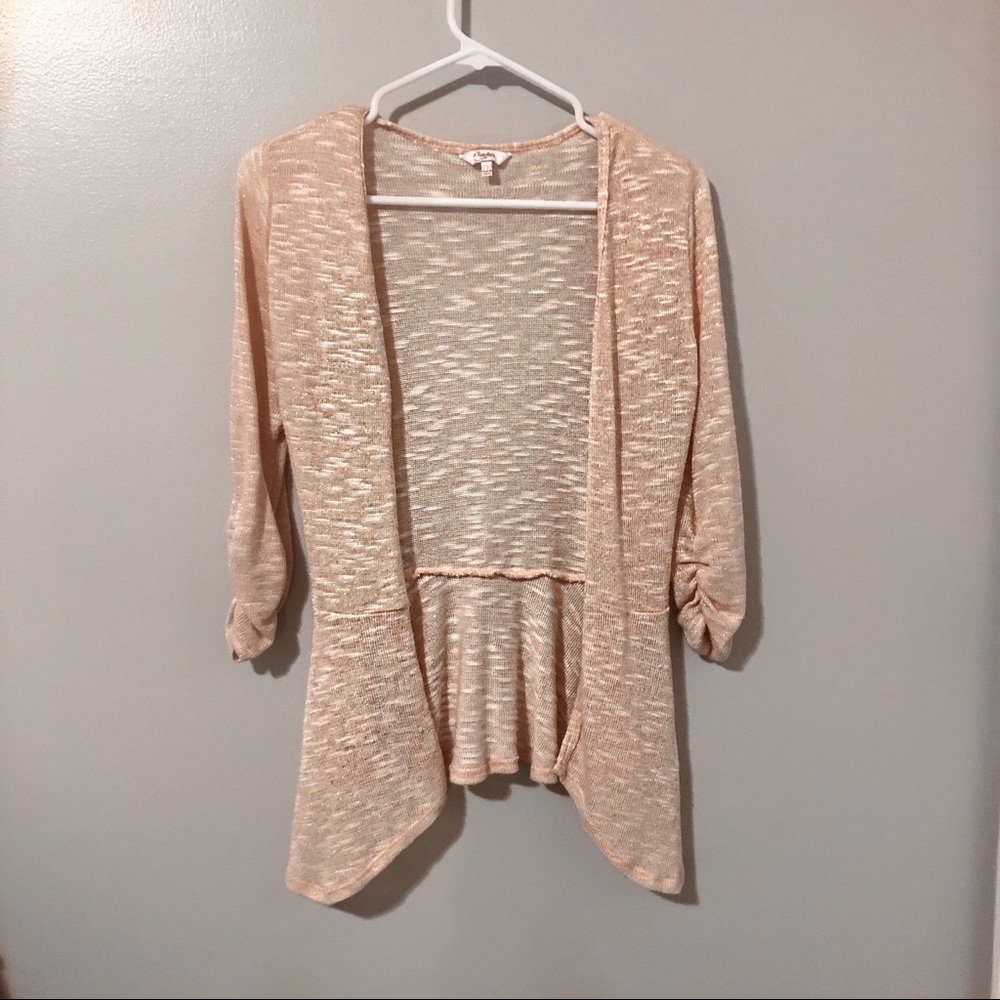 Candies - peplum cardigan